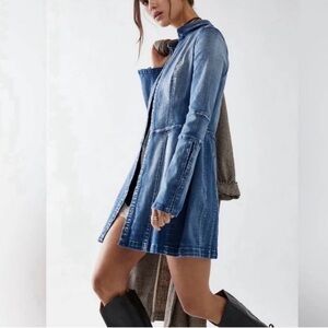 Free People Thea Denim Mini